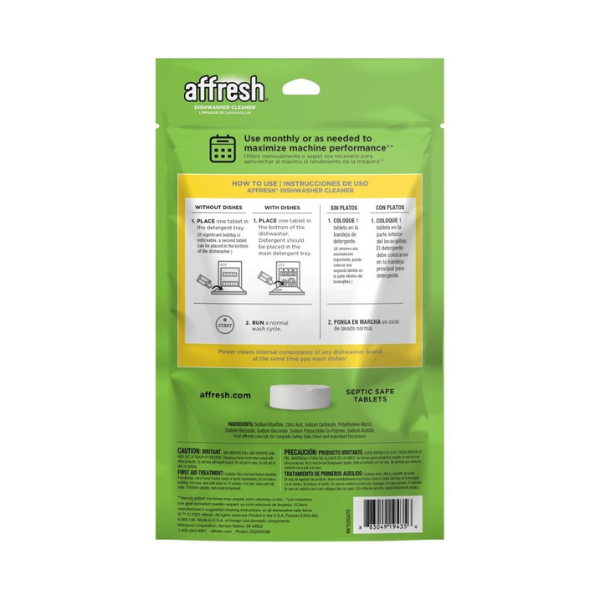 Affresh Dishwasher Cleaner 6 tablets