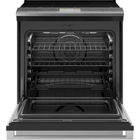 30 In Smart Slide-In, Front-Control, Induction And Convection Range With In-Oven Camera In Platinum Glass