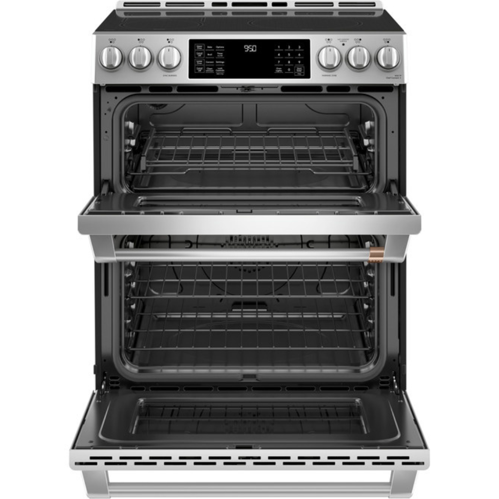 30 In Smart Slide-In, Front-Control, Induction and Convection Double-Oven Range