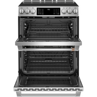 30 In Smart Slide-In, Front-Control, Induction and Convection Double-Oven Range