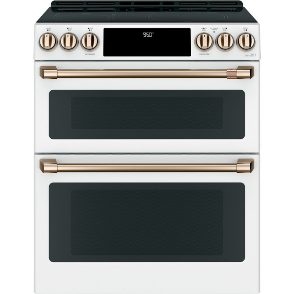 30 In Smart Slide-In, Front-Control, Induction and Convection Double-Oven Range