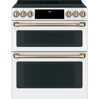 30 In Smart Slide-In, Front-Control, Induction and Convection Double-Oven Range