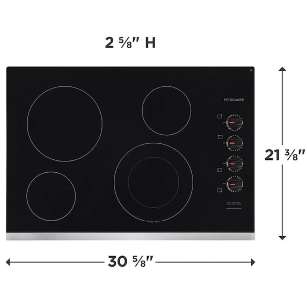 30 Cu. Ft. Electric Cooktop