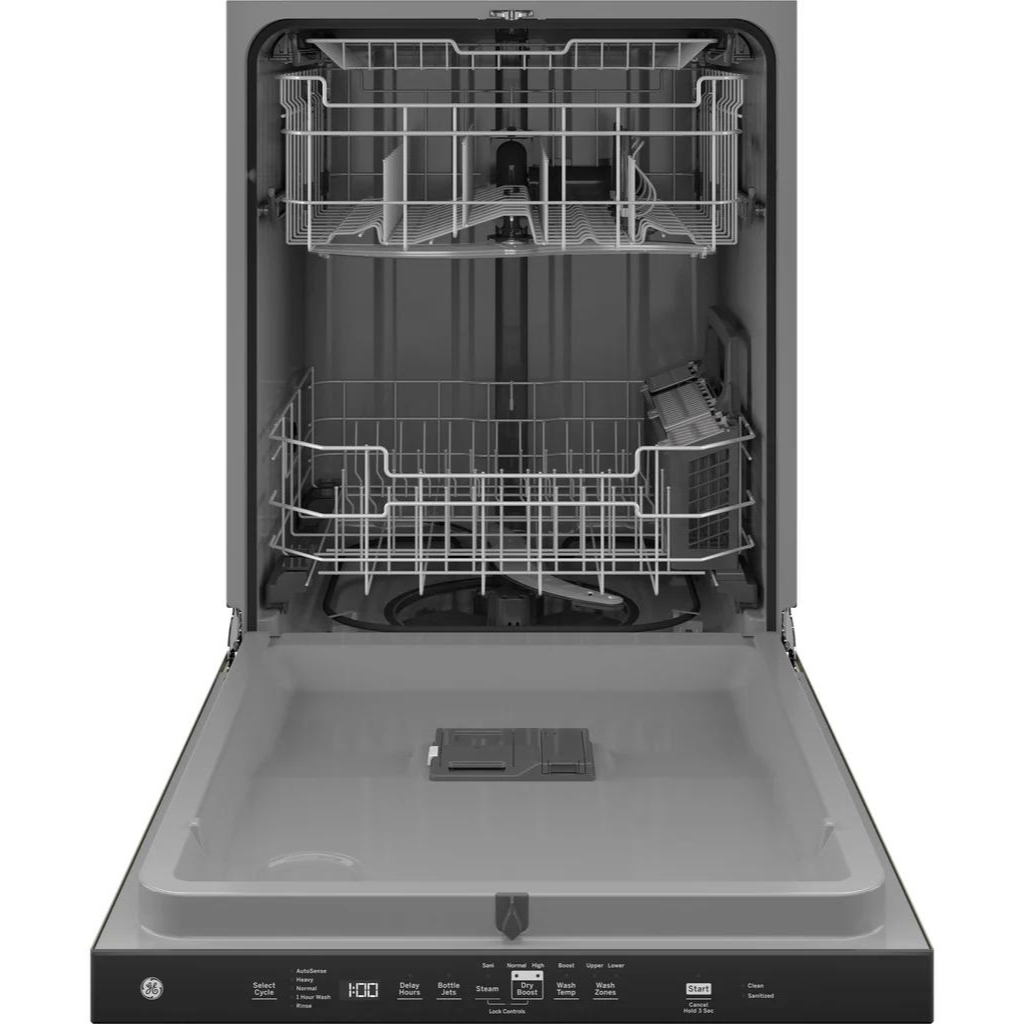 Dishwasher with Sanitize Cycle & Dry Boost Top Control with Plastic Interior