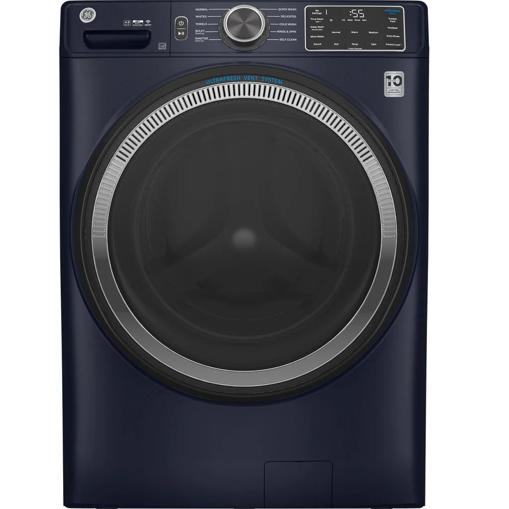 GE® 4.8 cu. ft. Capacity Smart Front Load ENERGY STAR® Washer with UltraFresh Vent System with OdorBlock™ and Sanitize w/Oxi