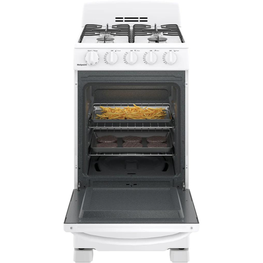 20 In 2.3 Cu. Ft. Freestanding Gas Range in White