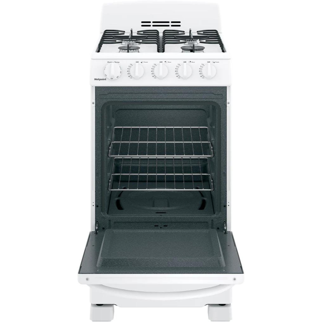 20 In 2.3 Cu. Ft. Freestanding Gas Range in White