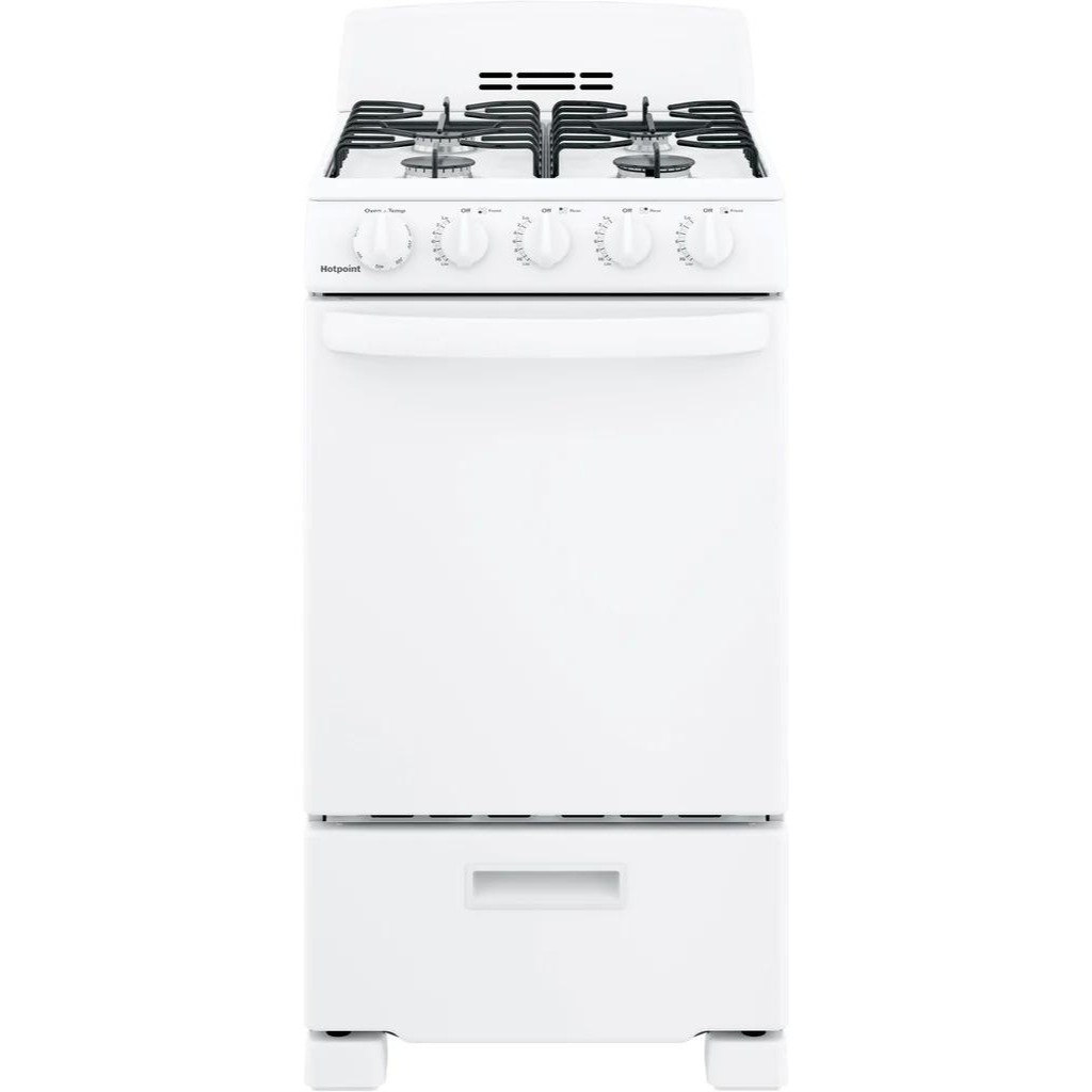 20 In 2.3 Cu. Ft. Freestanding Gas Range in White