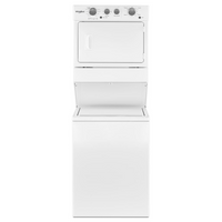 3.5 Cu. Ft Electric Stacked Laundry Center 9 Wash cycles and AutoDry