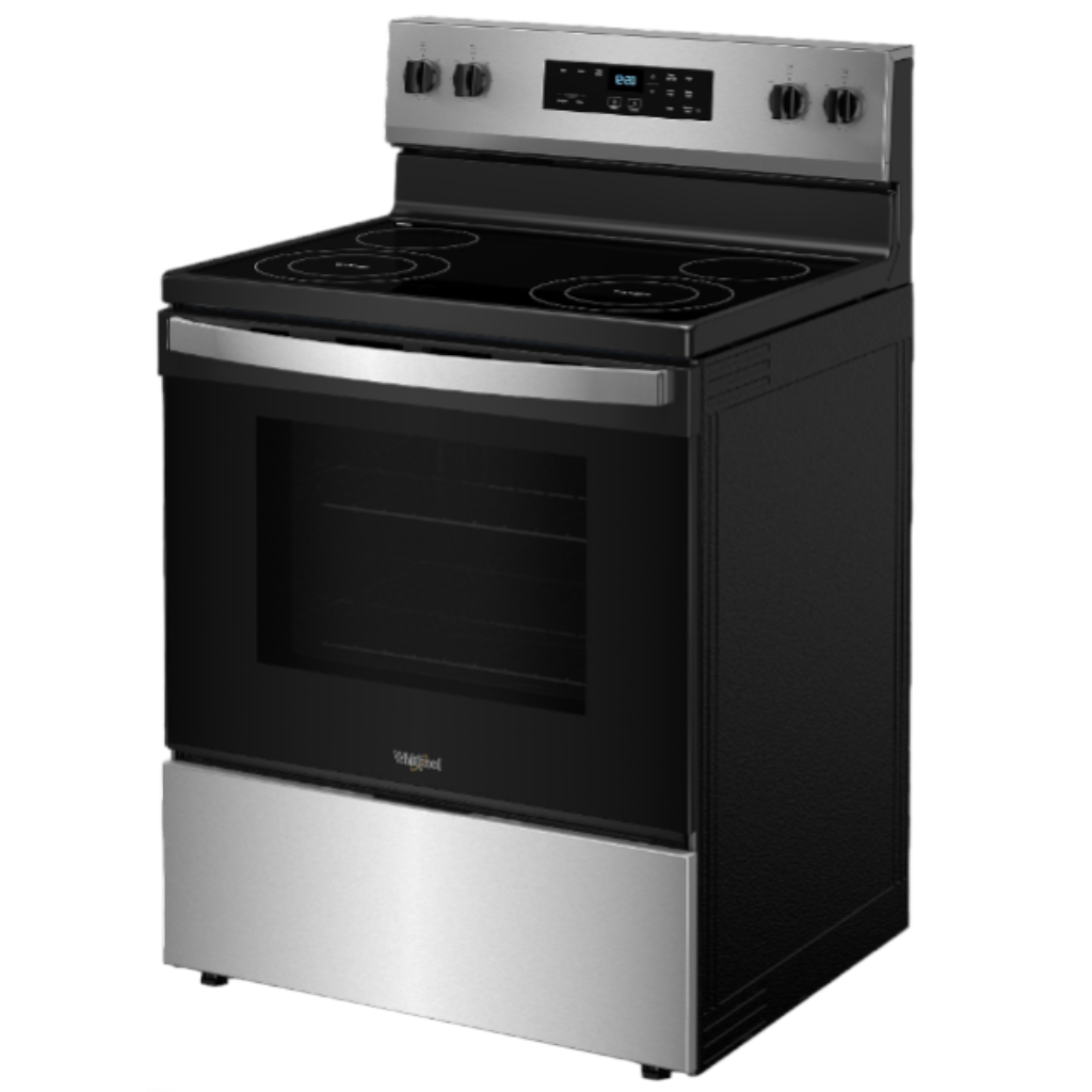 30 In Electric Range with No Preheat Mode