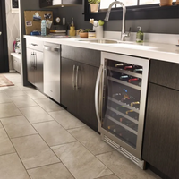 46-Bottle Wine Storage with 24 In Wide Undercounter Wine Center